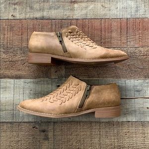 New Anthropologie Ashley Braided Bootie